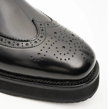 Load image into Gallery viewer, Men's Black Leather Loafers