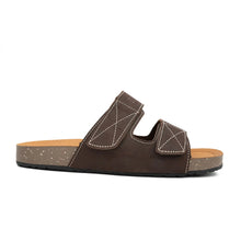 Load image into Gallery viewer, Men's Brown Adjustable Slide Sandals