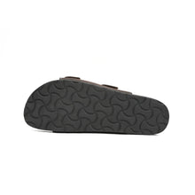 Load image into Gallery viewer, Men's Brown Adjustable Slide Sandals