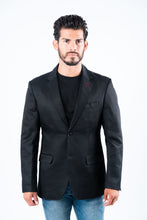 Load image into Gallery viewer, Men's Double Button Black Blazer
