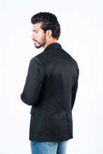 Load image into Gallery viewer, Men's Double Button Black Blazer