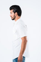 Load image into Gallery viewer, Men's Fishing White Short Sleeve Shirt