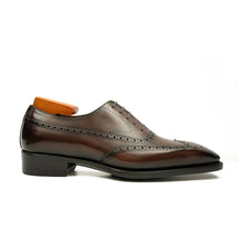 Load image into Gallery viewer, Men's Goodyear Welted Brogue Oxford Shoes