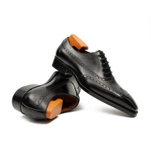 Load image into Gallery viewer, Men's Goodyear Welted Brogue Oxford Shoes