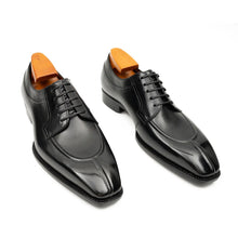 Load image into Gallery viewer, Men's Goodyear Welted Italian Calfskin Dress Shoes Black