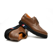 Load image into Gallery viewer, Men's Leather Platform Shoe