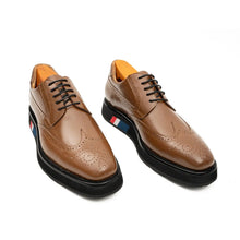 Load image into Gallery viewer, Men's Leather Platform Shoe