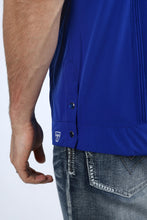 Load image into Gallery viewer, Men's Modern Royal Blue GUAYABERA Shirt