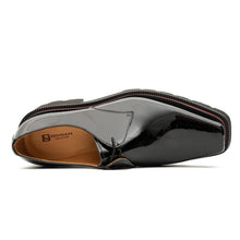 Load image into Gallery viewer, Men's Patent Leather Derby Shoes with Chunky Sole