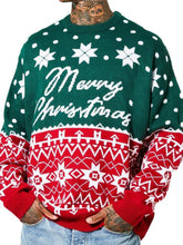 Load image into Gallery viewer, Men’s Christmas Jacquard Loose Sweater | NCS