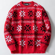Load image into Gallery viewer, Men’s Christmas Snowflake Jacquard Sweater | NCS