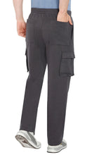 Load image into Gallery viewer, Men's Brushed Fleece Cargo Pants – Comfy Sweatpants with inner drawstrings
