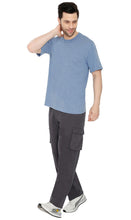 Load image into Gallery viewer, Men's Brushed Fleece Cargo Pants – Comfy Sweatpants with inner drawstrings