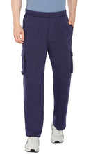 Load image into Gallery viewer, Men's Brushed Fleece Cargo Pants – Comfy Sweatpants with inner drawstrings