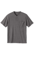 Load image into Gallery viewer, Men's Short Sleeve Henley Relaxed Fit Shirt with Pocket