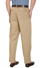 Load image into Gallery viewer, Men's Stretch Waist Chinos with a Hidden Elastic Waist and Flat Front