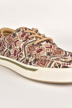 Load image into Gallery viewer, Mens Aztec Print Canvas Sneaker