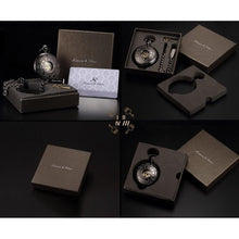 Load image into Gallery viewer, Men's Mechanical Skeleton Collection Pocket Watches - 3 Colors