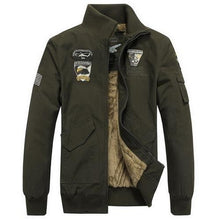 Load image into Gallery viewer, Men's Military Bomber Jacket - 2 Colors