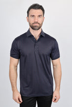 Load image into Gallery viewer, Mens Modern Fit Stretch Full Body Crystals Polo