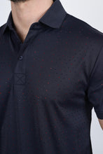 Load image into Gallery viewer, Mens Modern Fit Stretch Full Body Crystals Polo