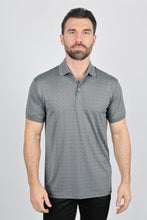 Load image into Gallery viewer, Mens Modern Fit Stretch Full Body Crystals Polo