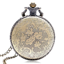 Load image into Gallery viewer, Men's Philippians 4:13 Bronze Vintage Pocket Watch