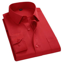 Load image into Gallery viewer, Men's Red Dress Shirt