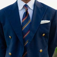Load image into Gallery viewer, Battisti - Silk Jacquard Tie - Navy
