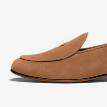 Load image into Gallery viewer, Men's Cognac Suede Milano Loafer