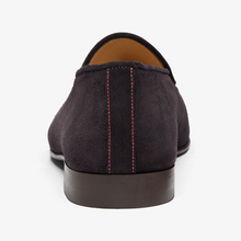 Load image into Gallery viewer, Men's Black Suede Milano Loafer