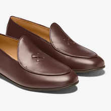 Load image into Gallery viewer, Women's Brown Leather Milano Loafer