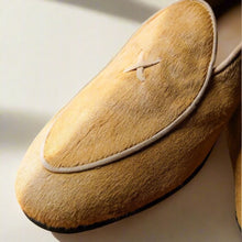 Load image into Gallery viewer, Women's Camel Pony Hair Milano Loafer