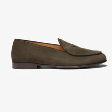 Load image into Gallery viewer, Men's Chocolate Suede Milano Loafer