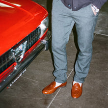 Load image into Gallery viewer, Men's Cognac Full Croc Milano Loafer