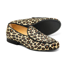 Load image into Gallery viewer, Womens Leopard Print Milano Loafer