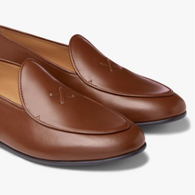Load image into Gallery viewer, Women's Light Brown Leather Milano Loafer