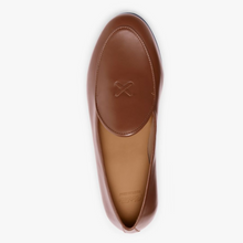 Load image into Gallery viewer, Women's Light Brown Leather Milano Loafer