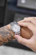 Load image into Gallery viewer, Mod Datejust Silver Diamond