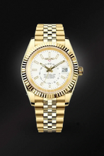 Load image into Gallery viewer, Mod Sky-Dweller Gold White