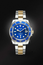 Load image into Gallery viewer, Mod Submariner Two-Tone Gold Blue