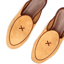 Load image into Gallery viewer, Women's Tan Textured Suede Milano Mule