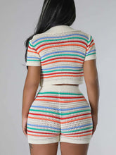 Load image into Gallery viewer, Multicolor Knit Short Set | NCS