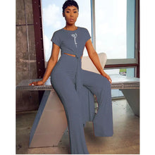 Load image into Gallery viewer, Casual Two-Piece Short-Sleeved Trousers Set - # GIAA23310002