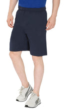Load image into Gallery viewer, Mens Cotton Knit Shorts with Elastic Waistband and Inner Drawstrings