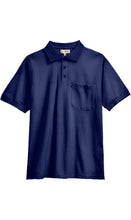 Load image into Gallery viewer, Men's Short Sleeve Pique Polo Shirt in Cotton Blend with Front Pocket