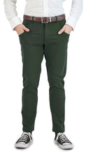Load image into Gallery viewer, NEW & UPDATED Super - Stretch Men's Chinos -Casual - Olive - Performance Collection