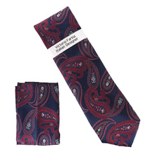 Load image into Gallery viewer, Vittorio Farina Men's Paisley Design Necktie & Pocket Square