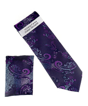 Load image into Gallery viewer, Vittorio Farina Paisley Designer Necktie & Pocket Square
