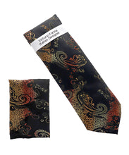 Load image into Gallery viewer, Vittorio Farina Paisley Designer Necktie & Pocket Square